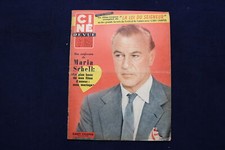 1957 APRIL 27 CINE REVUE MAGAZINE - GARY COOPER-MARIA SCHELL COVER - E 22007
