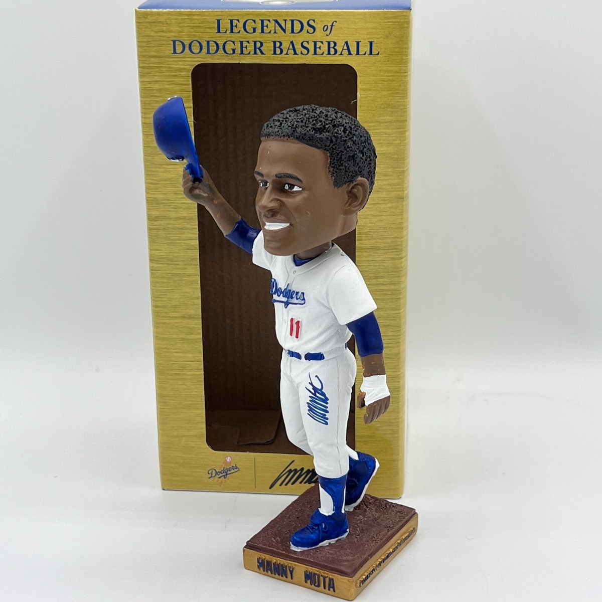 Manny Mota Autographed Bobblehead Dodgers Psa | Mercari Dodgers