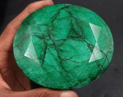2500 Ct Available Stock Oval Cut Natural Green Emerald EGL Certified Gemstone PJ