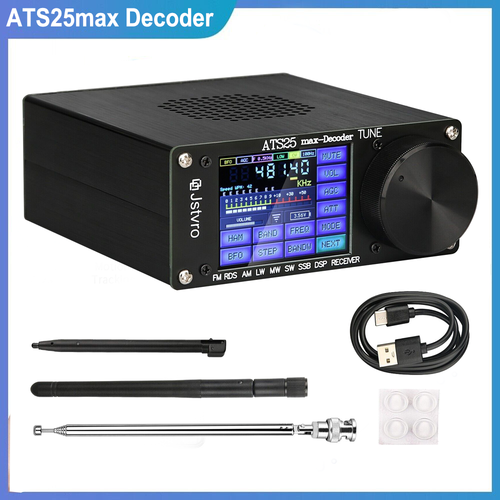 2.4" T ATS 25max Decoder Si4732 Full Band Radio DSP FM LW MW SW SSB ...