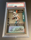 2004 Playoff Contenders Wes Welker Auto PSA 8 RC Tom Brady WR New Slab!