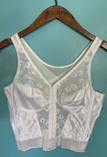 Vtg Bra NOS Exquisite Form style 7565 bustier girdle formwear 36C