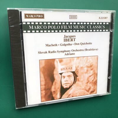 JACQUES IBERT Film Soundtracks CD Macbeth Golgotha Don Quichotte Adriano SEALED