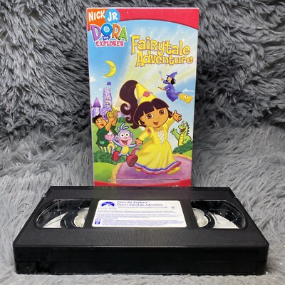 Dora the Explorer Fairytale Adventure VHS Tape 2004 Nickelodeon