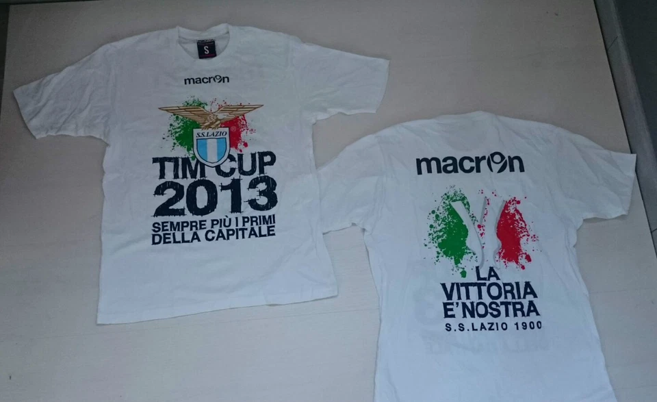 2508 LAZIO MACRON MAGLIA 26 MAGGIO MAGLIETTA COPPA ITALIA 2013 CELEBRATIVA