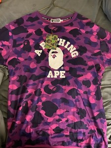 Bape T Shirt Xxl Authentic Purple Camo Nwt Ebay