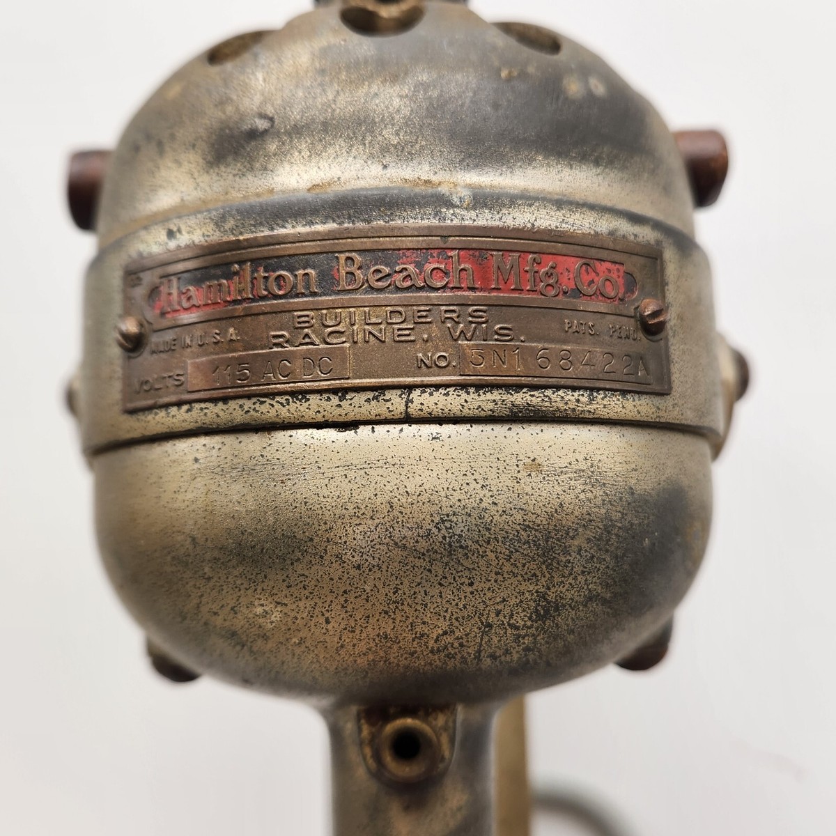 Vintage Early Hamilton Beach Builders 115V Milkshake Malt Mixer