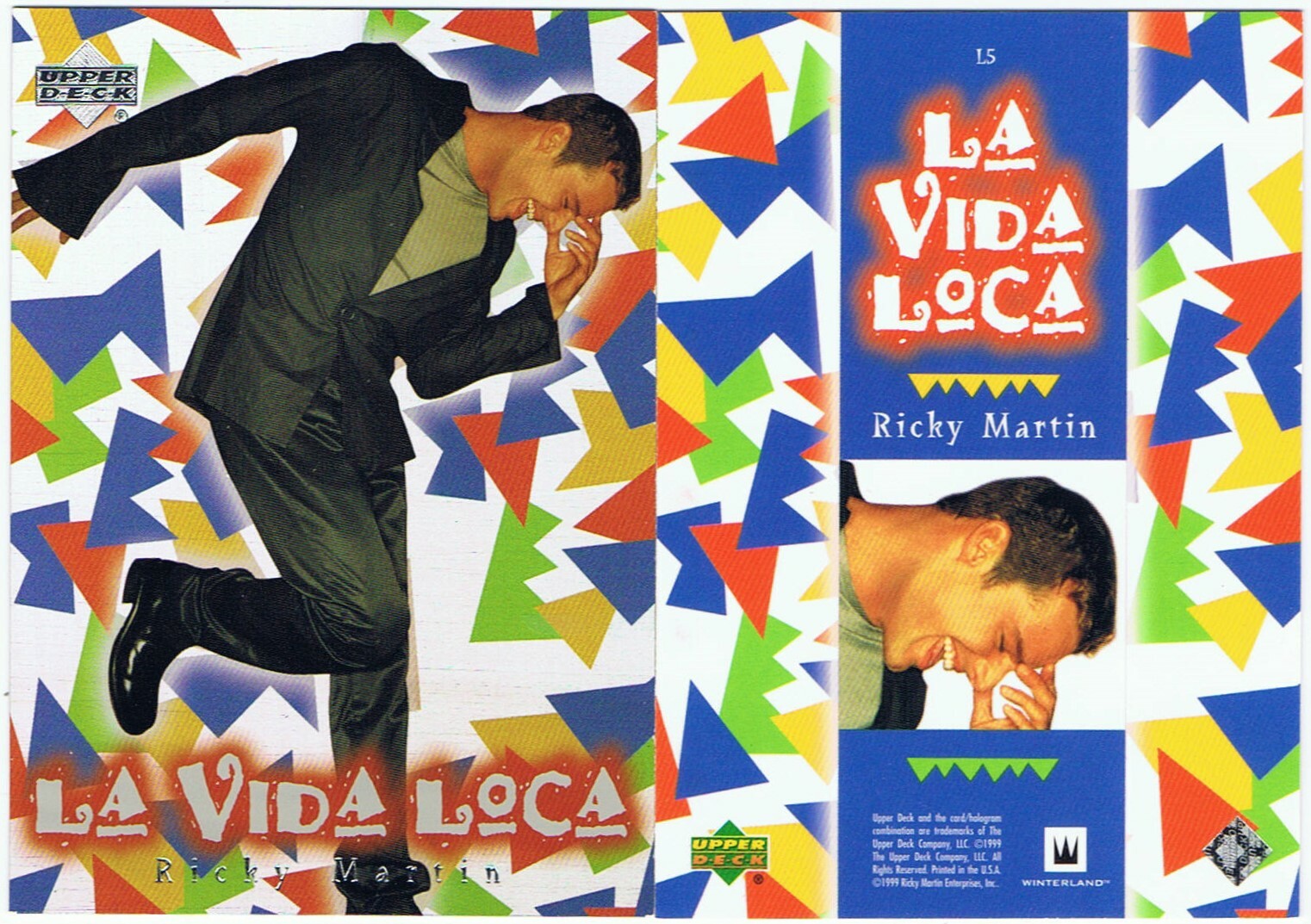 Ricky Martin La Vida Loca by Upper Deck/Winterland in 1999. Inserts + Discounts. - Picture 17 of 24