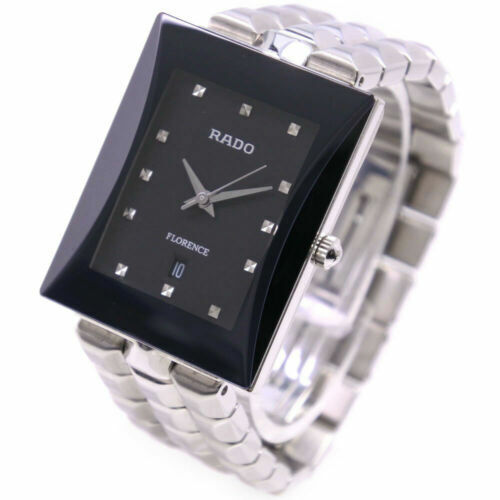 Rado Florence 318.3744.4 SS Black Dial Quartz Ladies Watch Rado Florence 318.3744.4 SS Black Dial Quartz Ladies Watch