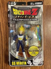 Dragon Ball Z Transformation SS Vegeta Jakks Pacific Promo Card DBZ Figure 2006