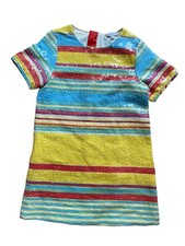 Little Marc Jacobs Colorful Rainbow Sequin Dress Girls Size 6