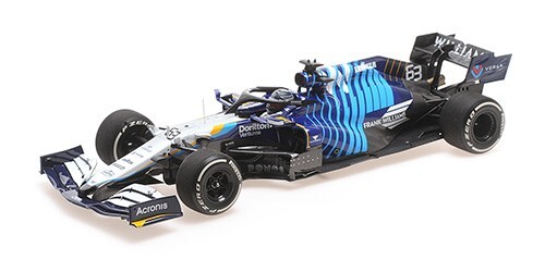 Miniature Williams FW43B Mercedes Russell GP 1/18 Minichamps de collection haute finition