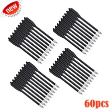 60pcs Crossbow Bolts 6.3" Targeting Arrows Pistol Mini Crossbow 50-80lbs Black  