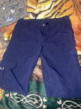 Wrangler Shorts Boys 16 Husky Navy Blue Quick Dry Cargo