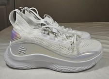 Under Armour CURRY FLOW 8 Iridium 3024423-104 White Size 4y Women's 5.5