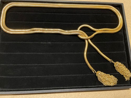 RARE Vintage CHRISTIAN DIOR Gold Snake 