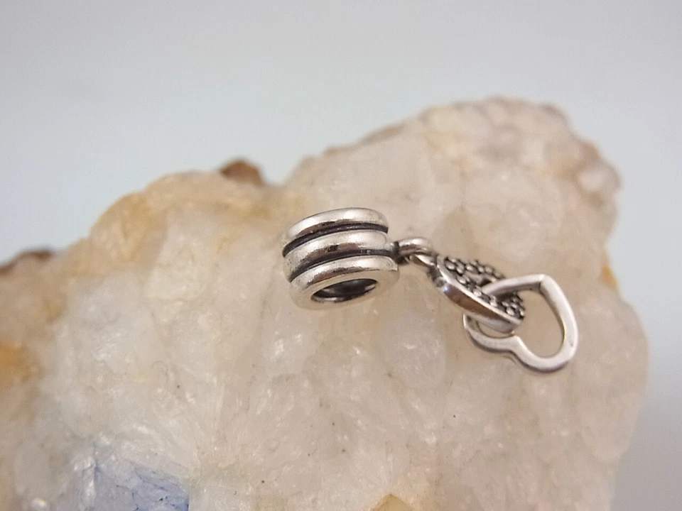 Pandora 791242CZ Herz Liebe Zirkonia Charm Anhänger 925 Sterling Silber - Bild 3 von 4