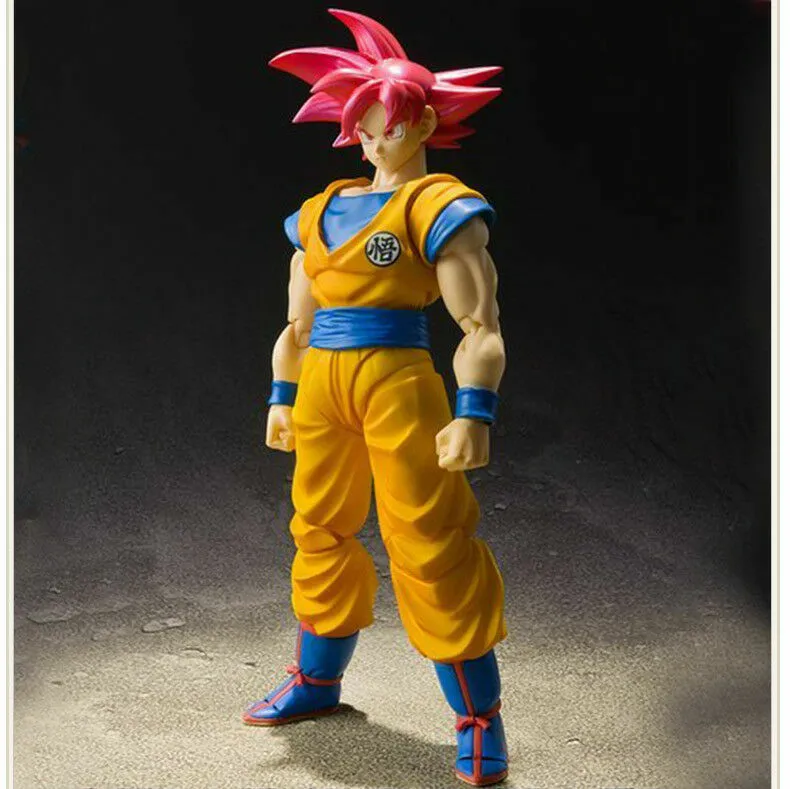 Goku Super Sayajin, Action Figure Colecionável, Dragon Ball Z
