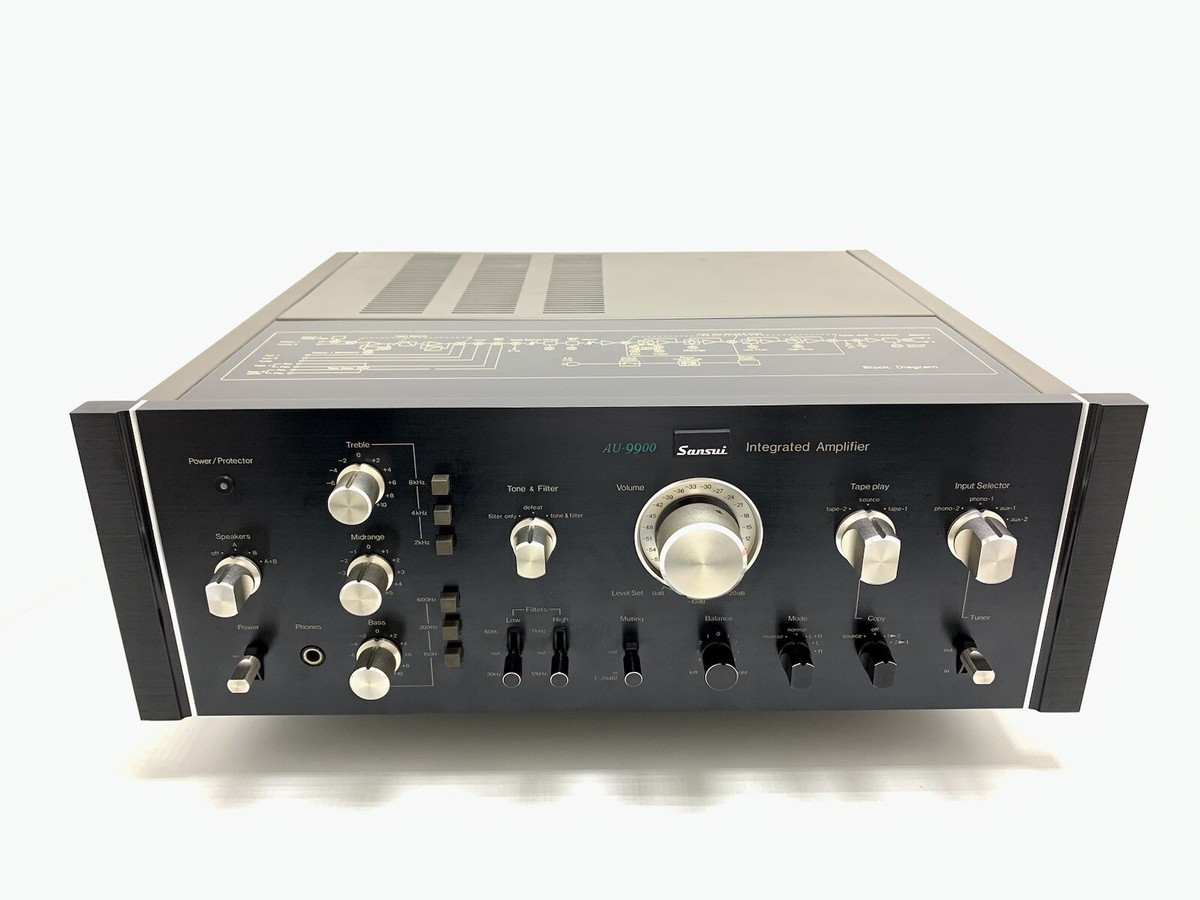 SANSUI AU-9900 Integrated Stereo Amplifier 160 Watts RMS SANSUI AU-9900 Integrated Stereo Amplifier 160 Watts RMS