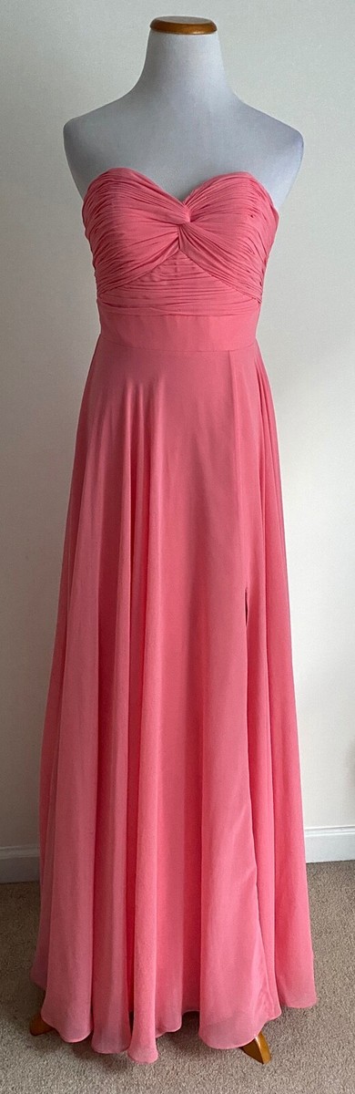 sachin and babi light blue dress Luxury 3D Flowers Feathers Coral Pink Evening Dress SS470 main image 1