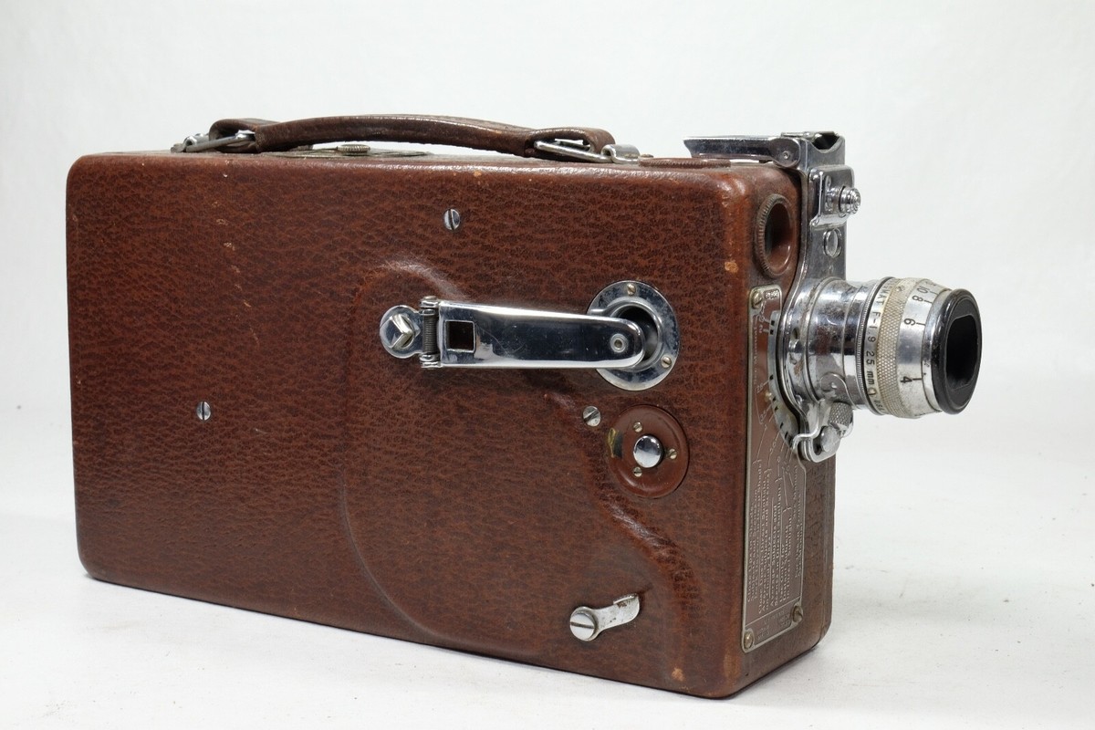 Caméra Ciné KODAK MODEL K Avec Son Sac Cuir - Occasion à Restaurer