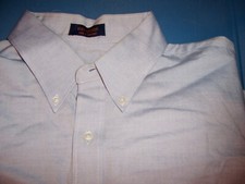 CHAPS Light Blue l/s b/d Button-down Collar Dress Shirt - SIZE 17 34/35