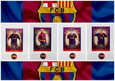 2023-24 Topps FC Barcelona Team Set - Vintage Barca Card Set Pick Your Player