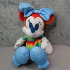 DISNEY Rainbow Collection Minnie Mouse Plush Doll Pride LGBTQ Large 18"