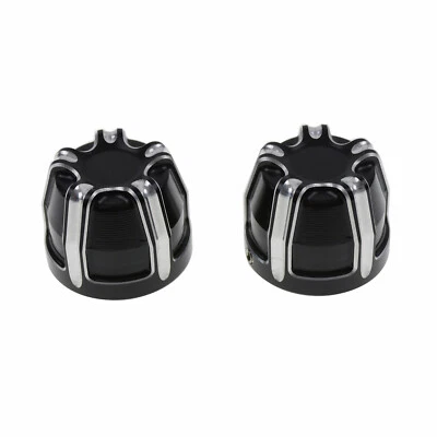 Couvercle d'écrou d'essieu avant de moto CNC Pour Harley Sportster 883 2008-2021 - Photo 1/4