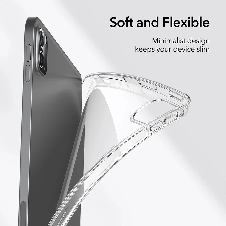 Ultra Thin Clear Case Soft Cover For iPad Air Pro 11 13 10th 9th 8th 10.2 Mini 6 - Image 2 of 4