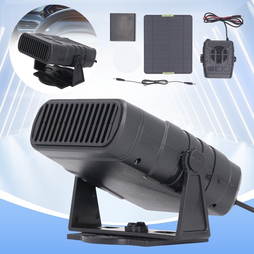 Panneau Solaire Portable Avec Chauffage 20W Noir - Pour Extérieur, Charge Appareils & Reste Au Chaud
