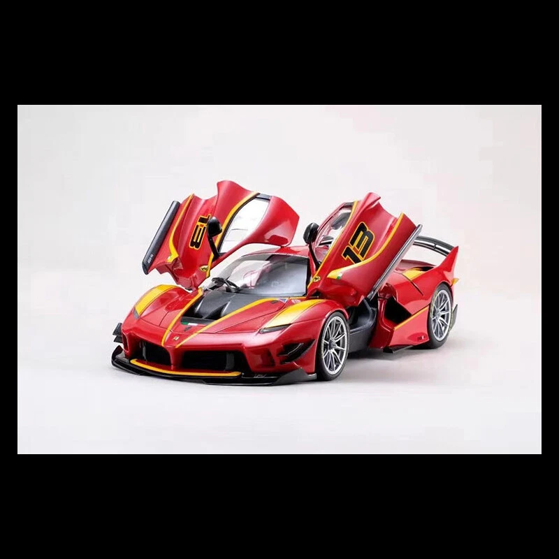 BBR 1 18 Ferrari FXXK EVO Rosso Corsa 13 Alloy Diecast Car Model Collection
