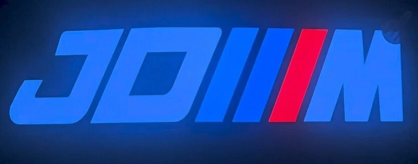 Calcomanía coche LED JDM Foto 4 de 4