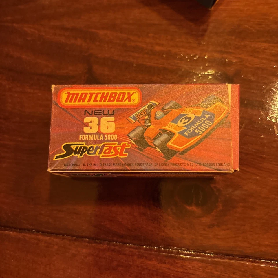 Matchbox,, New 36, Nr. 38,Formular 5000, Superfast, 1975 Lesney, England - Bild 4 von 4