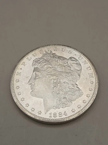 1884-CC Morgan Silver Dollar $1 - Carson City Mint - Proof-Like