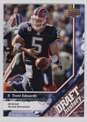 2009 Upper Deck Draft Edition History Burgundy 44/75 Trent Edwards #175 0ty6 - Image 1 of 3
