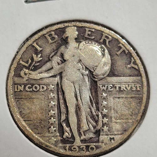 1930 25C Standing Liberty Quarter, 90% Silver (Lot 0914)