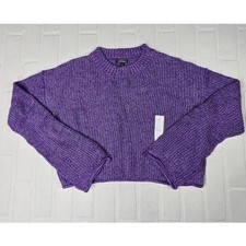 Wild Fable Purple Cropped Sweater Small