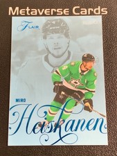 2025-26 Fleer Flair #39 Miro Heiskanen Blue Ice Parallel 04/49