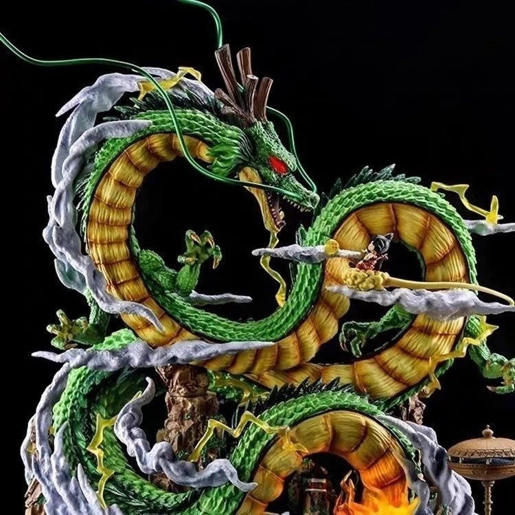 Dragon Ball Z Goku & Shenron Statue Figure – 9.5" Anime Collectible PVC Figure View 4