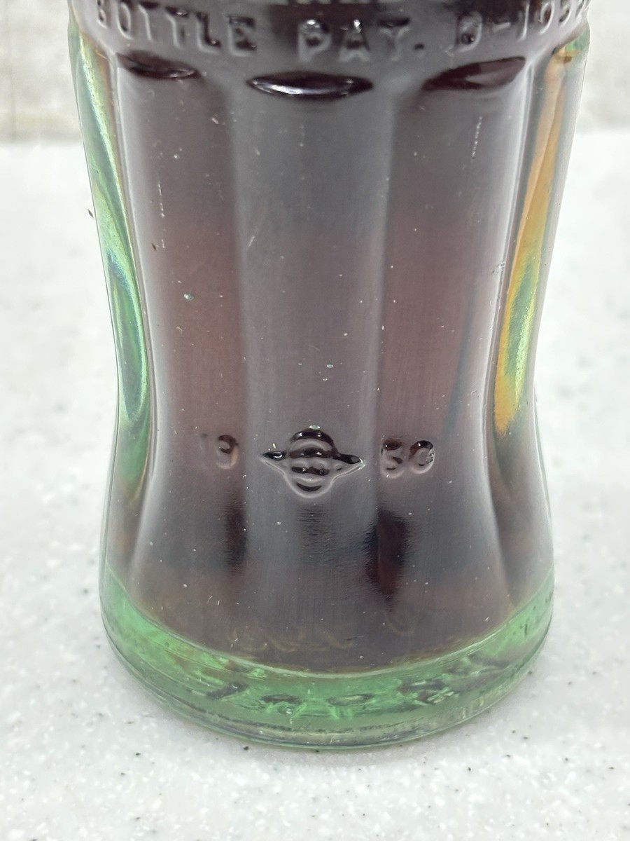 Vintage 1950 Coca Cola Bottle Tulsa OK Sealed Soda w/ St Paul MN