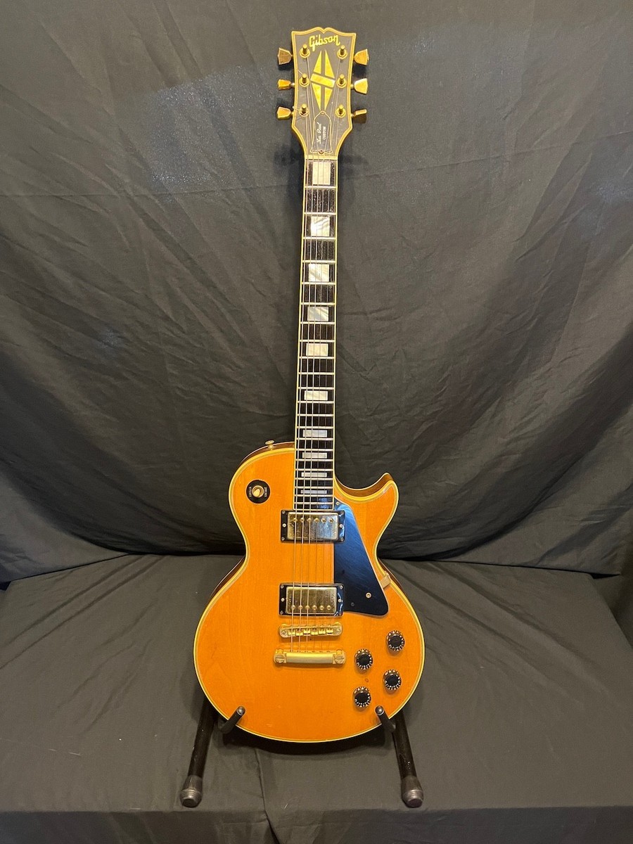 1978 Vintage Gibson Les Paul Custom Guitar in Natural Maple Neck W
