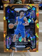 Trey Alexander (RC) Orange Ice Prizm 2024-25 Panini Prizm Draft Picks #85