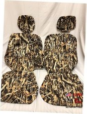  Made To Fit 1999-2004 Tacoma Front Low Back Sport Bucket Seat Covers In Camo
