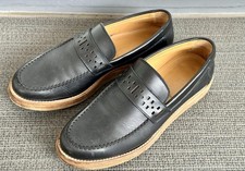 MARC JACOBS Leather Slip-On Shoes Loafer Black 28cm