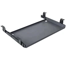 Sliding Under Desk Keyboard Tray Slide Out Keyboard Holder Drawer Heavy-Duty ...