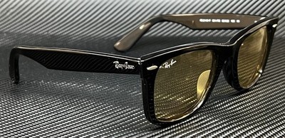 Ray-Ban WAYFARER RB2140F 901 52□22 150 RAY BAN RB2140F 901 R6 Black Yellow Unisex 52 mm Sunglasses | eBay