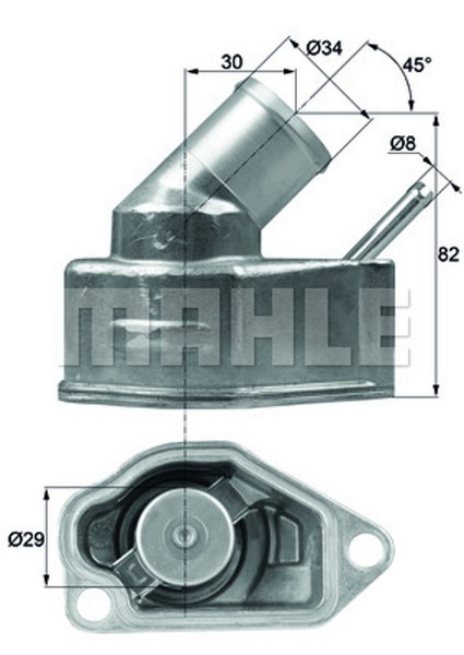 Behr Thermostat KüHlmittel TI 10 92 FüR Opel Astra Calibra GTC Vectra Zafira A05-image