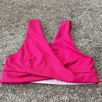 Five the Label Crop Top Sports Bra Dance Pink Large