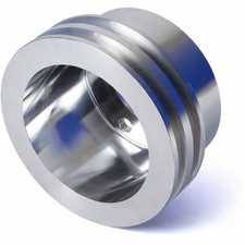 Big Block Chevy Crankshaft Pulley 2 Groove 396 427 454 Lwp Bbc Crank 2v Aluminum